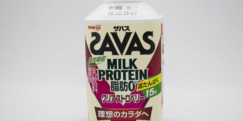 [ザバス] ミルクプロテイン 脂肪0 430ml(クリアストロベリー)
